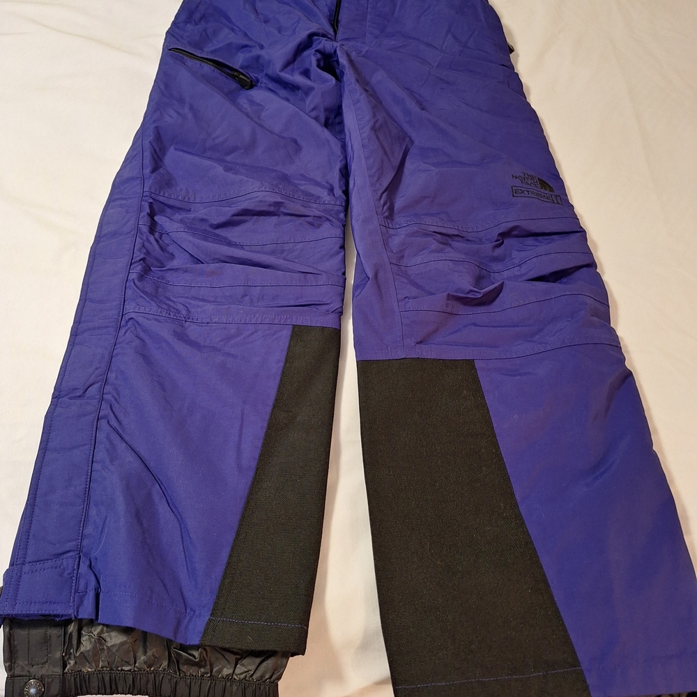 The North Face Men's Ski Pants in Purple and Black